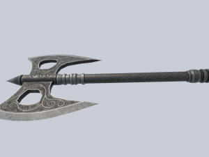 Fantasy axe 3D 模型