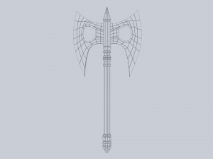 Fantasy axe 3D 模型