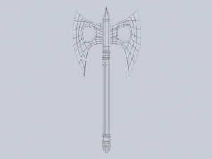 Fantasy axe 3D Model