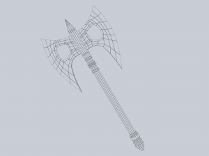 Fantasy axe 3D 模型
