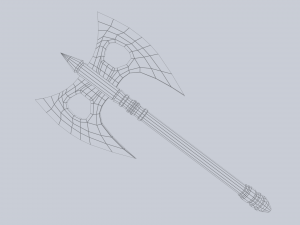 Fantasy axe 3D 模型