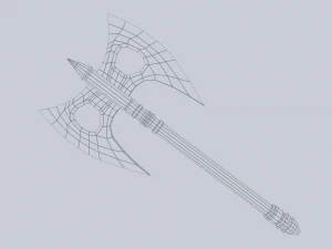 Fantasy axe 3D Model