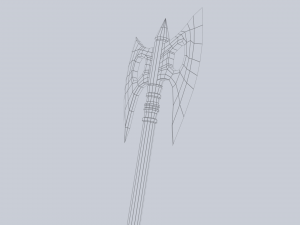 Fantasy axe 3D 模型