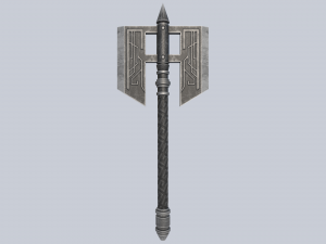 Fantasy axe 3D Model