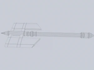 Fantasy axe 3D Model