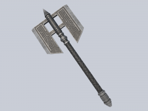 Fantasy axe 3D Model
