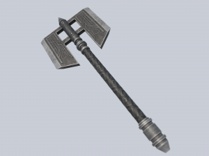 Fantasy axe 3D Model