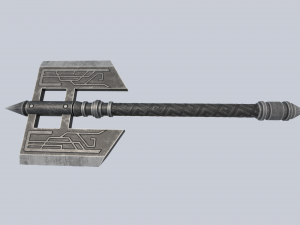 Fantasy axe 3D Model