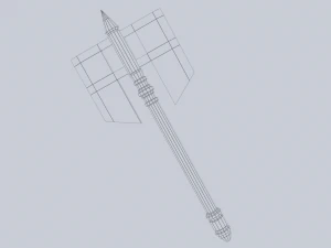 Fantasy axe 3D Model
