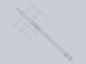 Fantasy axe 3D Model