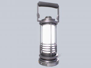Sci fi lamp 3D 模型