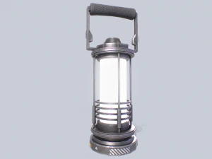 Sci fi lamp 3D Model