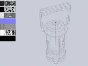 Sci fi lamp 3D Model