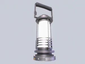 Sci fi lamp 3D Model