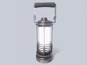 Sci fi lamp 3D 模型