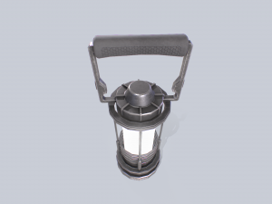 Sci fi lamp 3D 模型