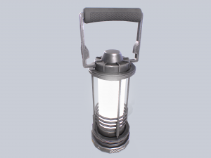 Sci fi lamp 3D 模型