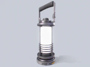 Sci fi lamp 3D Model
