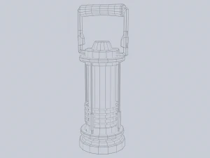 Sci fi lamp 3D Model