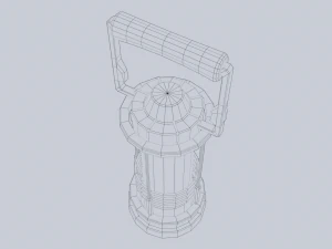 Sci fi lamp 3D Model