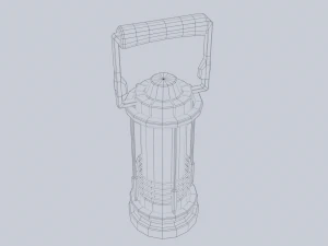 Sci fi lamp 3D Model