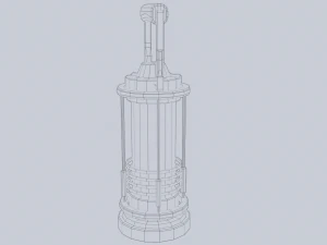 Sci fi lamp 3D Model