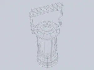 Sci fi lamp 3D Model