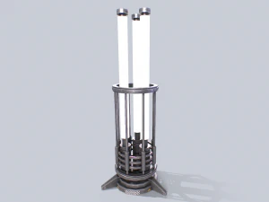 Lampe de science-fiction Modèle 3D