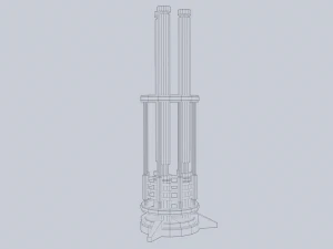 Lampe de science-fiction Modèle 3D