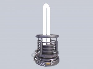 Sci fi lamp 3D Model