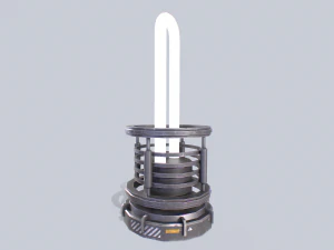 Lampe de science-fiction Modèle 3D