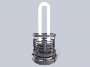 Lampe de science-fiction Modèle 3D