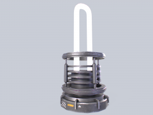 Sci fi lamp 3D Model