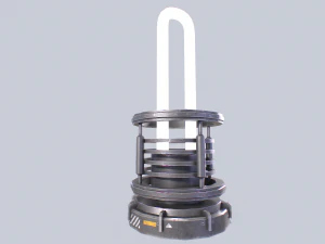 Lampe de science-fiction Modèle 3D