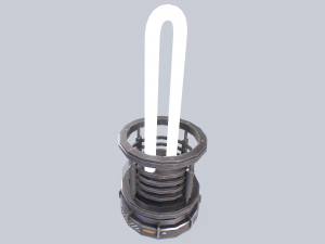 Sci fi lamp 3D Model