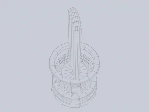 Lampe de science-fiction Modèle 3D