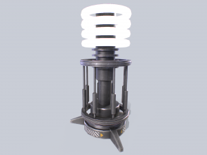 Sci fi lamp 3D Model