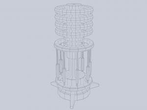 Sci fi lamp 3D Model