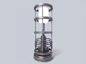 Sci fi lamp Modelo 3D