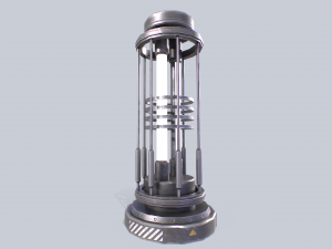 Sci fi lamp 3D Модель