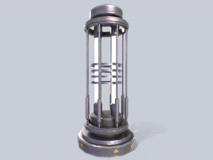 Sci fi lamp 3D Модель