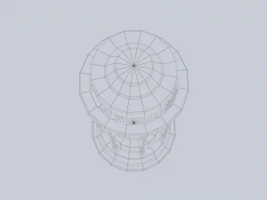 L&acirc;mpada de fic&ccedil;&atilde;o cient&iacute;fica Modelo 3D