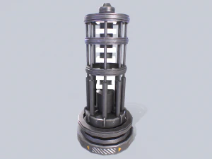 Sci fi lamp 3D Model