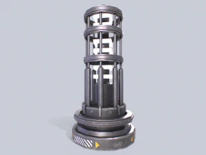 Sci fi lamp 3D Model