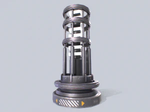 Sci fi lamp 3D Model