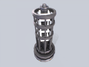 Sci fi lamp 3D Model