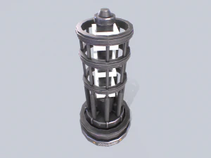 Sci fi lamp 3D Model
