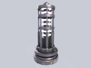 Sci fi lamp 3D Model