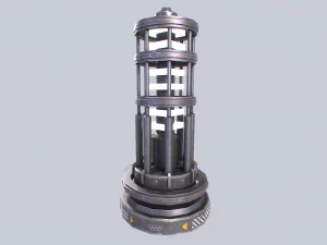 Sci fi lamp 3D Model