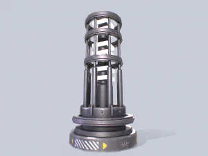 Sci fi lamp 3D Model
